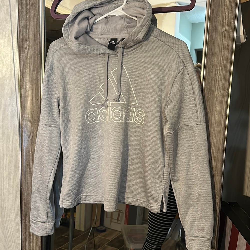Adidas crop hoodie